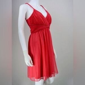 Calvin Klein ruched chiffon dress sz 6 NWT *T